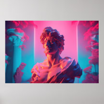 Retro Mythos: Vaporwave Homage to Greek Mythology