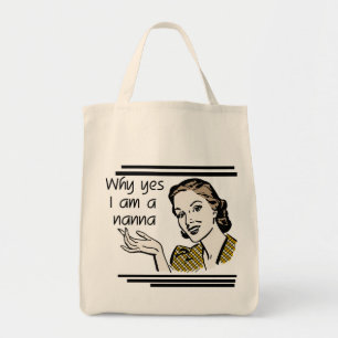 Retro Nanna T-shirts and Gifts Tote Bag