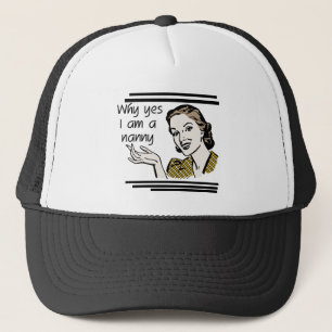 Retro Nanny T-shirts and Gifts Trucker Hat