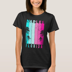 Retro Naples Florida Beach Summer Tropical Souveni T-Shirt