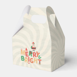 Retro naughty Santa Claus Favour Box