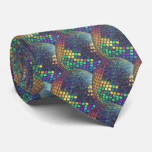 Retro Neon - Disco Geode Tie