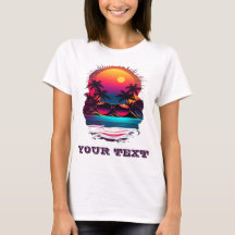 retro neon tropical island summer party