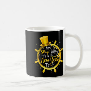 Retro New Year Trip Cruise Matching Family Vacatio Coffee Mug