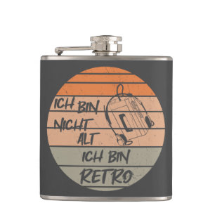 retro nicht alt, kassenttenplayer hip flask
