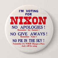 Retro Nixon Anti-JFK Button