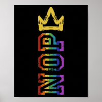 Retro No Kings Nope Protest Sign Shirt For Men Wom