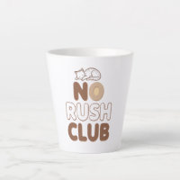 Retro "No Rush Club" for Relaxing