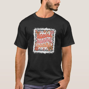 Retro Nonna Floral Thankful Grateful Blessed Nonna T-Shirt
