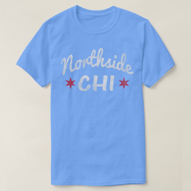 Retro Northside Chicago T-Shirt (Design Front)
