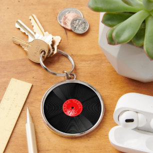 Retro Nostalgia at Your Fingertips: Vinyl Vibes Key Ring