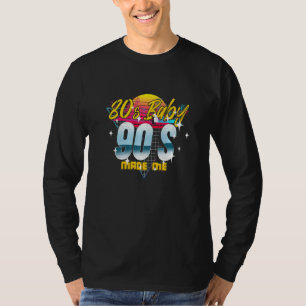 Retro Nostalgia Classic 80's Baby 90's Made Me T-Shirt