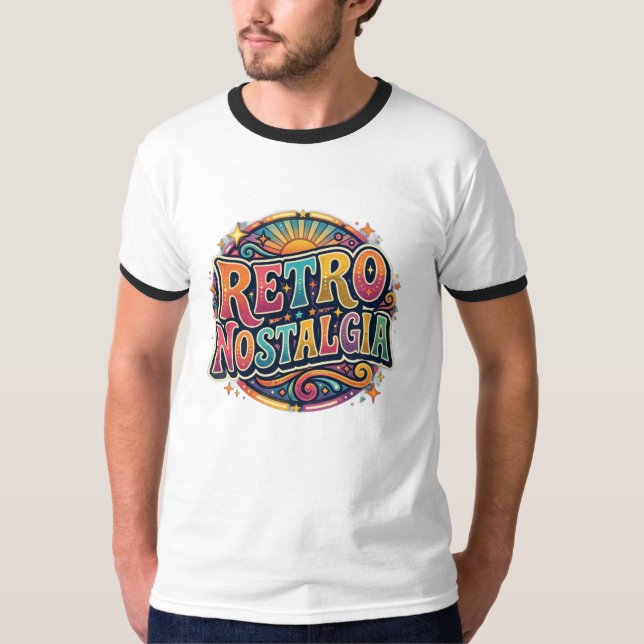 Retro Nostalgia — T-Shirt Design (Front)