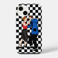 Retro Nostalgic 1950's Couple Dancing