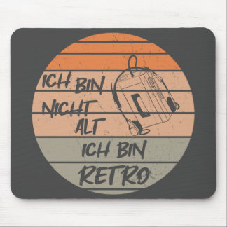 Retro not old, cash player mouse mat