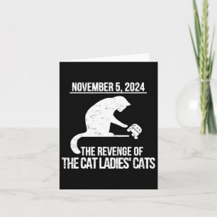 Retro November 5 Cat Kamala Harris For President 2 Card