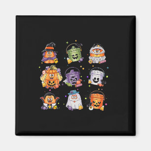 Retro Nug-gets Bucket Funny Halloween Spooky Seaso Magnet