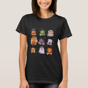 Retro Nug-gets Bucket Funny Halloween Spooky Seaso T-Shirt