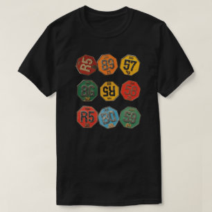 Retro Number Badge Collection T-Shirt