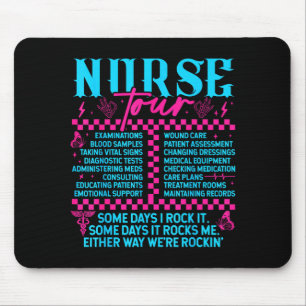 Retro Nurse Nurse Week Men Women Nurse Mouse Mat
