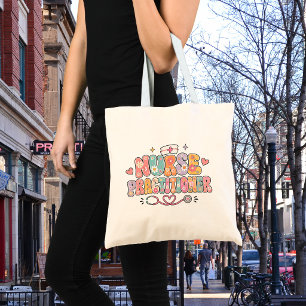 Retro Nurse Practitioner Tote Bag