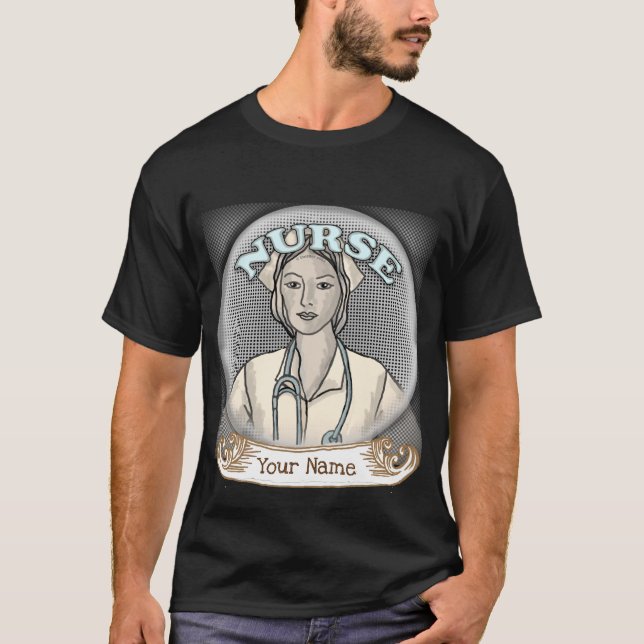 Retro nurse  T-Shirt (Front)
