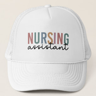 Retro Nursing Assistant CNA Nursing Aide Trucker Hat