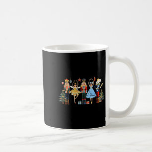 Retro Nutcracker Ballet Christmas Tree Shirts For  Coffee Mug