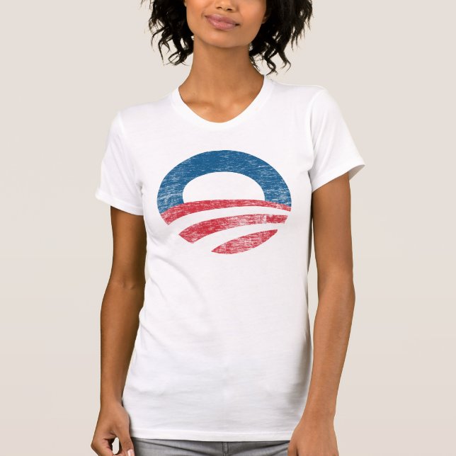 Retro Obama Logo 2012 Shirt (Front)