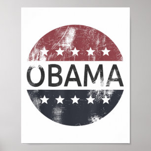 Retro Obama Vintage Vote President Barack Obama  Poster