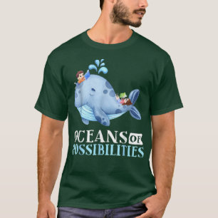 Retro Oceans Of Possibilities Summer Reading Teach T-Shirt