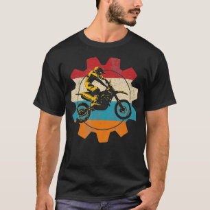 Retro Off Road Motorcycle Motocross Enduro  T-Shirt