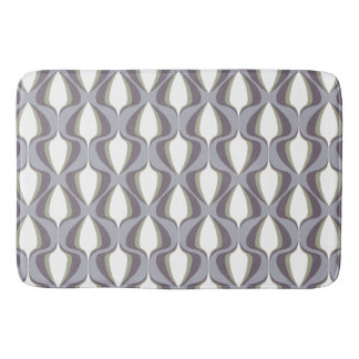 Retro Ogee  Grey Bath Mat