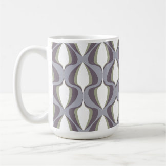 Retro Ogee Grey Coffee Mug