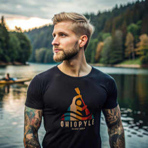 Retro Ohiopyle Kayaking T-Shirt