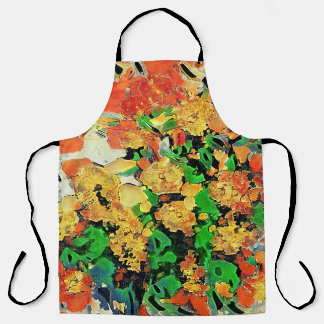 Retro Oil Painting: Van Gogh Monet Apron (Front)