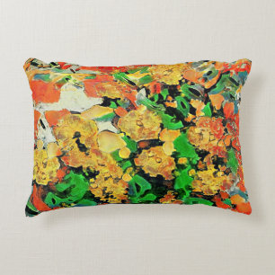 Retro Oil Painting: Van Gogh Monet Decorative Cushion