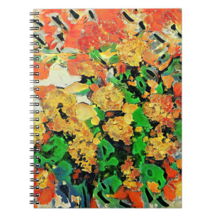 Retro Oil Painting: Van Gogh Monet Notebook