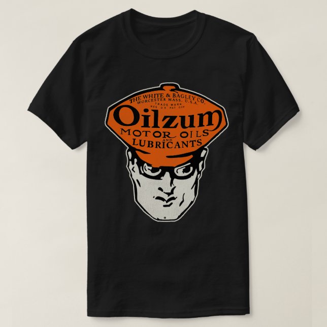 Retro Oilzum Motor Oil T-Shirt (Design Front)