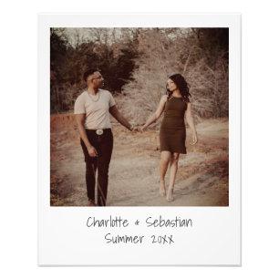 Retro Old Instant Faded Filter Photo Personalised Print