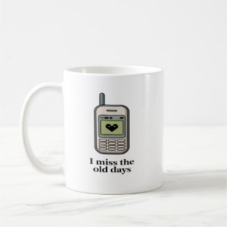Retro Old Mobile Phone – I Miss the Old Days Nosta Coffee Mug