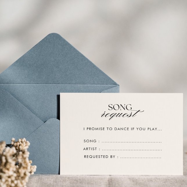 Retro old money chequered pattern Song request  Enclosure Card (Creator Uploaded)