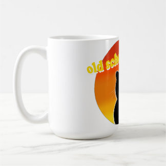 Retro Old School Gamer Cat - Vintage 80s style Coffee Mug