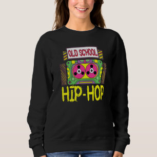 Retro Old School Hip Hop 80s 90s Graffiti Cassette Sweatshirt