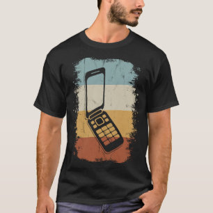 Retro Oldschool Vintage Flip Phone Aesthetics Y2K T-Shirt
