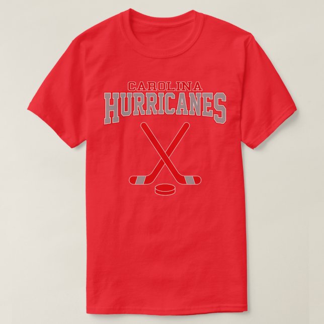 Retro olina Hurricanes Hockey Team 1 T-Shirt (Design Front)