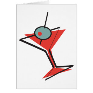 retro olive martini