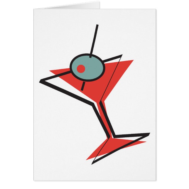 retro olive martini (Front)