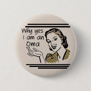 Retro Oma Tshirts and Gifts 6 Cm Round Badge