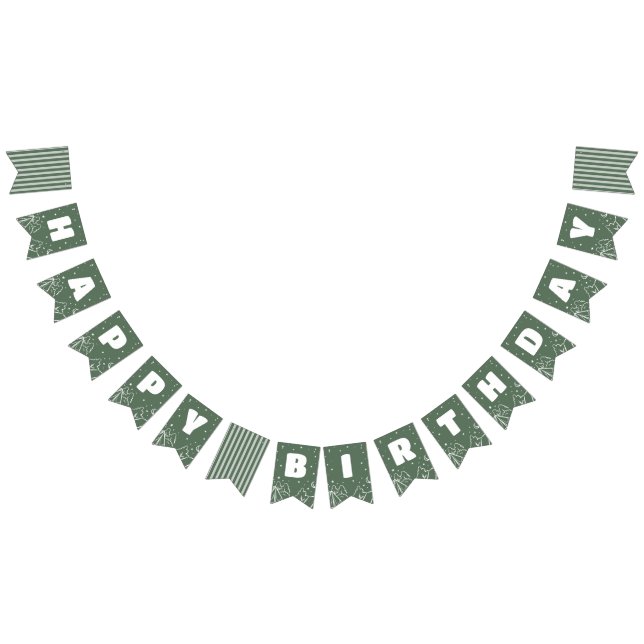 Retro One Happy Camper Birthday Banner (All)